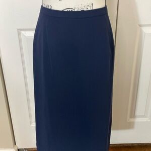 Pendleton Navy Blue Straight Pencil Skirt Women's Size 8 NWT Career Classic